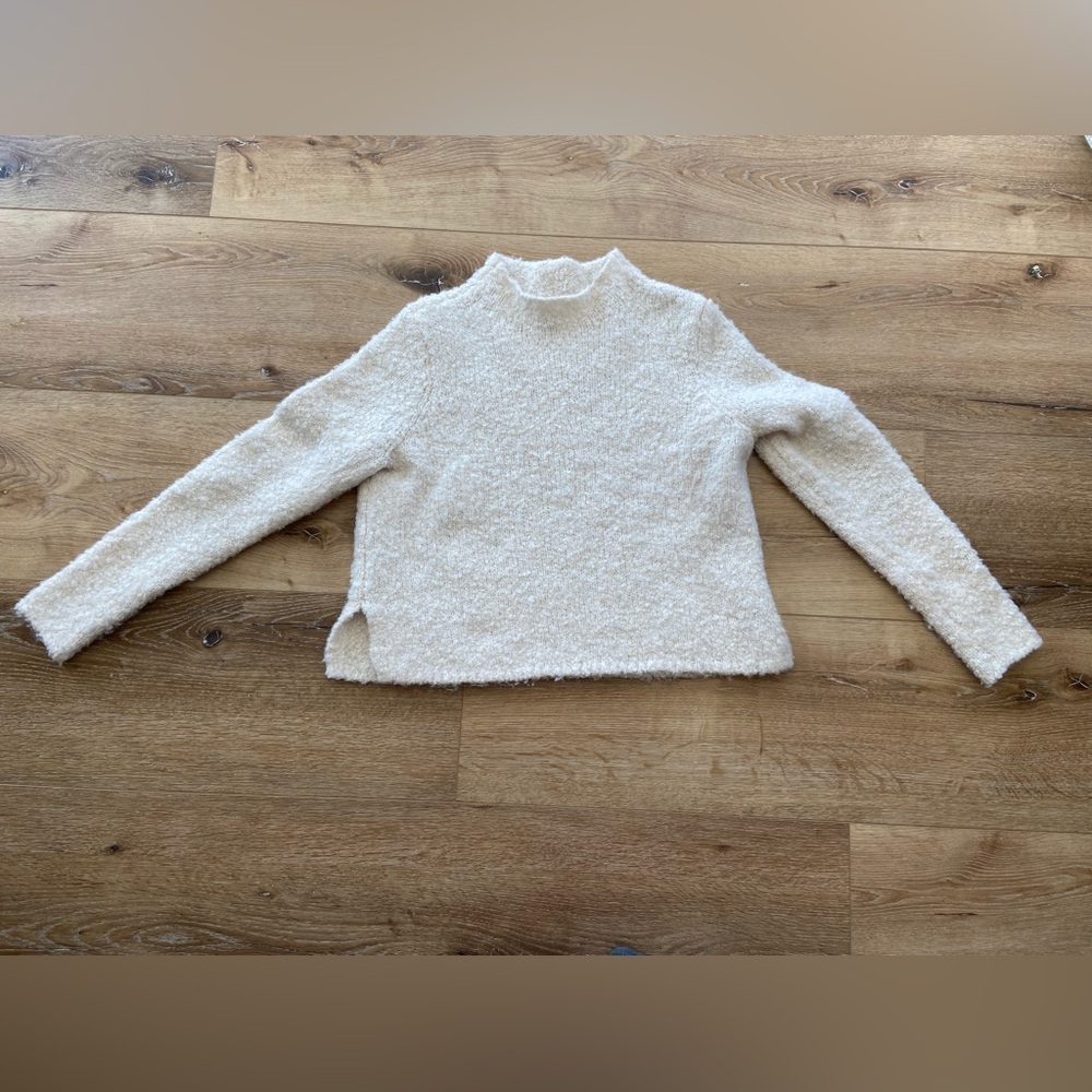 Aerie Mock Turtleneck Cropped Sweater